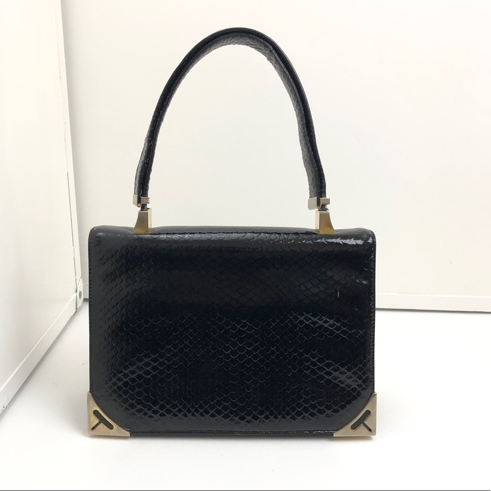 SOLD // Koret Embossed Patent Leather Purse